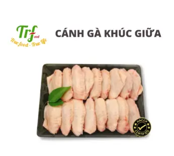 Cánh gà khúc giữa Truefood nhập khẩu khay 500g mua