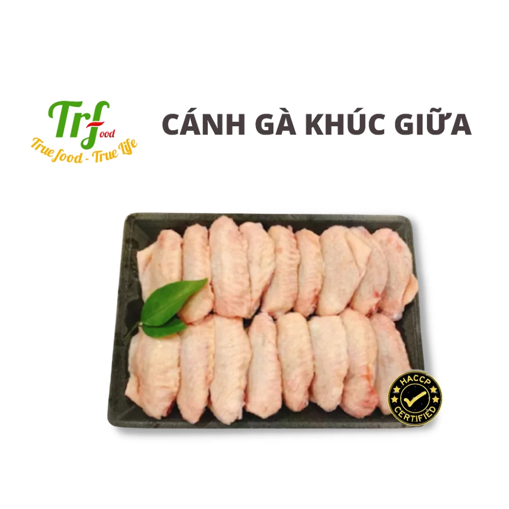 Cánh gà khúc giữa Truefood nhập khẩu khay 500g mua