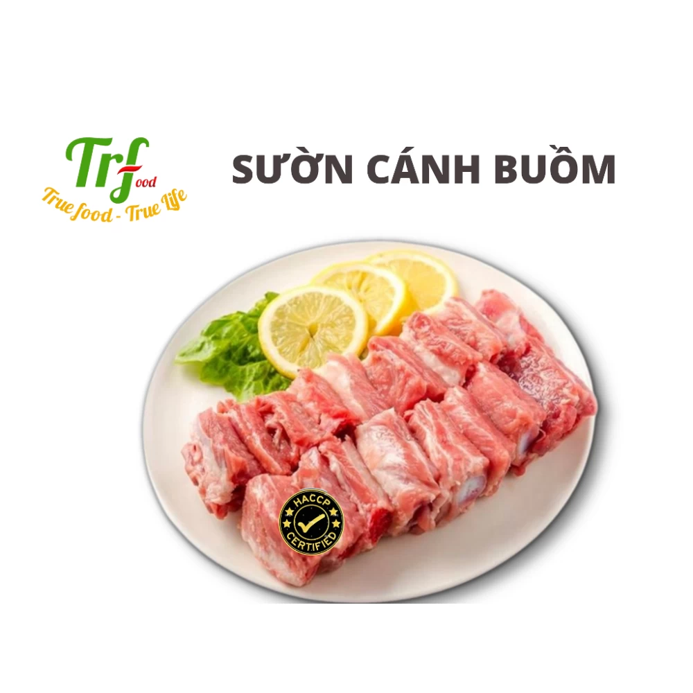 Sườn cánh buồm heo Truefood nhập khẩu 500g dùng xào chua ngọt, nấu canh, nướng tiện lợi
